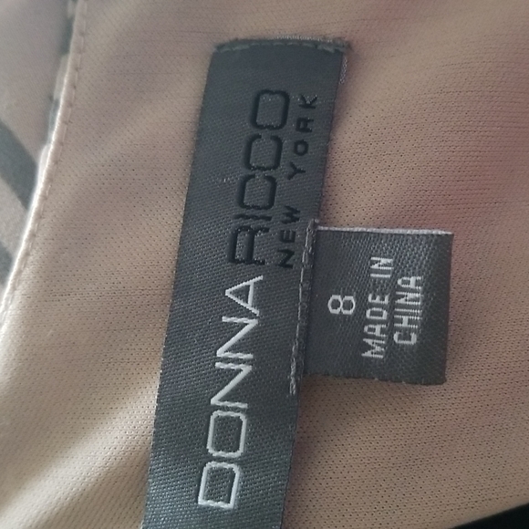 Donna Ricco Pink and Gray Dress - Picture 4 of 5